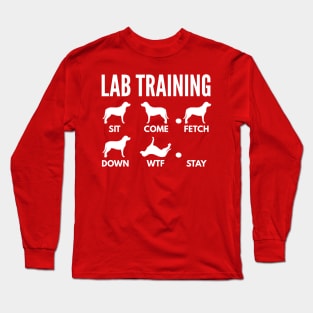 Lab Training Lab Dog Tricks Long Sleeve T-Shirt